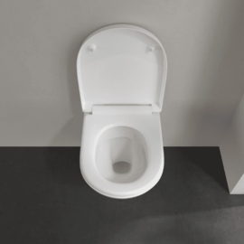 Compact Hangtoilet Villeroy & Boch O.Novo (Toilet + zitting met softclose)