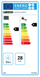 CV-ketel 33 kW Remeha Initia Plus 28/33D + boiler 45L