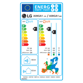 Mono-split Airco 2,6 kW LG Artcool Gallery Special A09GA1