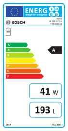 CV-boiler 196L Bosch Stora W 200-5 P1 A-Label
