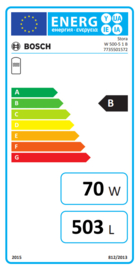 CV-boiler 500L Bosch Stora W 500-5 1 B-Label