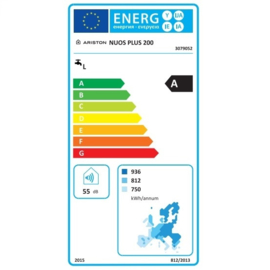 Warmtepompboiler 200L Ariston Nuos Plus 200 wifi