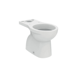Easylux Alpha staand toilet 365 x 660 mm - wit - uitgang C/AO - met bevestiging