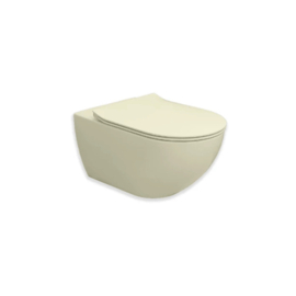 Easylux Obi hangtoilet Cycloneflush zonder spoelrand 550 x 355 x 340 mm - zand