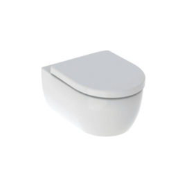 Easylux Bow by Geberit hangtoilet PACK Rimfree (hangtoilet + zitting softclose) zonder spoelrand - wit - 355 x 530 mm