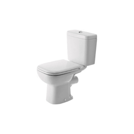 Staand Toilet Duravit D-Code (Pot + spoelbak + zitting) Uitgang H