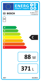 CV-boiler 381L Bosch Stora W 400-5 P1 C-Label