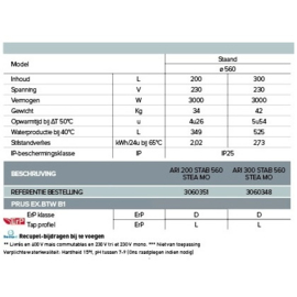 Ariston Sageo 300 Liter