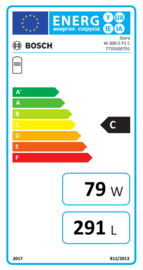 CV-boiler 294L Bosch Stora W 300-5 P1 B-Label