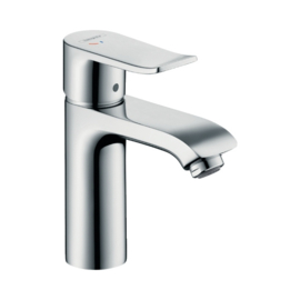 Hansgrohe Metris 110 eengreepswastafelmengkraan - chroom - met automatische lediging - coolstart