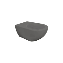 Easylux Obi hangtoilet Cycloneflush zonder spoelrand 550 x 355 x 340 mm - antraciet