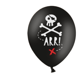 Arr! Piraten ballonnen (5 st)