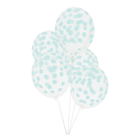 Confetti Ballon Aqua