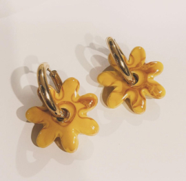 Oorbellen - Fête de fleurs goud