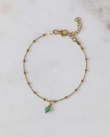 Armband aventurijn goud - Kracht