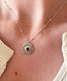 Ketting sunset zilver