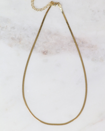 Ketting snake goud