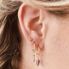 3 piece set - Amethist goud