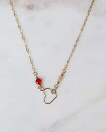 Open your heart - Ketting -  Gold filled