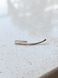 Hammered bar pin - single