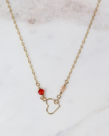 Open your heart - Ketting -  Gold filled