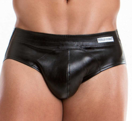 Leder Look Jockstrap Modus Vivendi Zwart