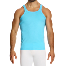 Modus Vivendi klassiek Tanktop/Singlet Aqua Blauw