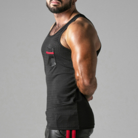 Locker Gear Mesh Tanktop Red