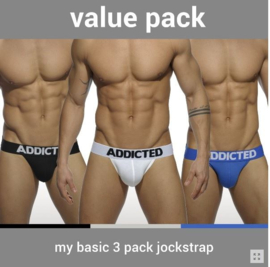 Addicted My Basic 3 Pack Jockstrap