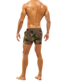 Modus Vivendi Trapped Camo Zwemshort Khaki