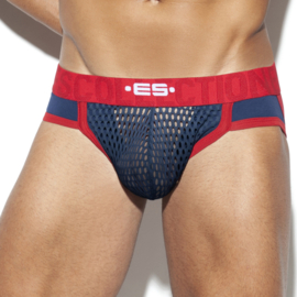 Open Mesh Jockstrap E.S Collection blauw