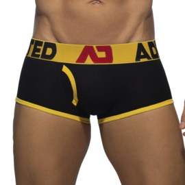 Addicted Open Fly Cotton Trunk Yellow