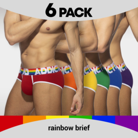 Addicted 6 Pack Rainbow Slips