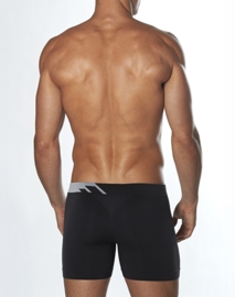 D.HEDRAL Seamless Boxer Zwart-Grijs