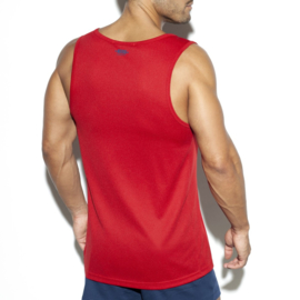 Training Singlet van E.S Collection Rood