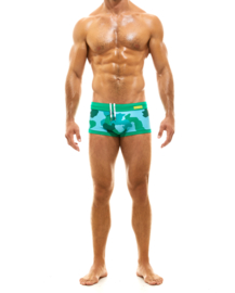 Modus Vivendi Recycled Camo Trunk Boxer Groen