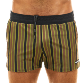 Modus Vivendi Trapped Retro Zwemshort Khaki