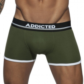 Addicted Curve Boxer Khaki met lange pijpjes