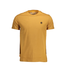 Timberland T-shirt Korte Mouw Oker Slim Fit