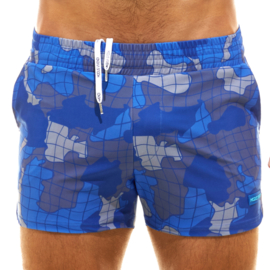 Modus Vivendi Trapped Camo Zwemshort Blauw