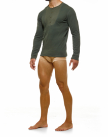 Modus Vivendi Henley Longsleeves Khaki