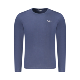 Pepe Jeans T-shirt Original Basic Lange Mouw d.Blue Slim Fit