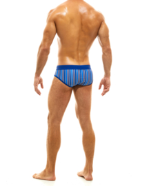 Modus Vivendi Trapped Retro Zwemslip Blauw