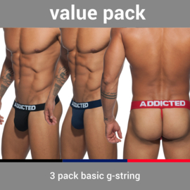 Addicted 3 Pack Basic G-String