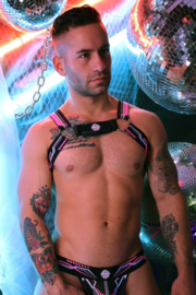 Breedwell Cyber Nights Harness Neon Pink