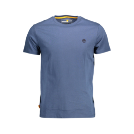 Timberland T-shirt Korte Mouw Licht Blauw Slim Fit