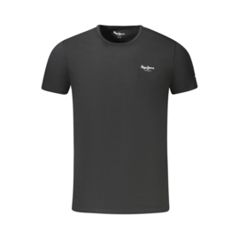 Pepe Jeans T-shirt Original Basic Zwart Slim Fit