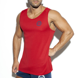 Training Singlet van E.S Collection Rood