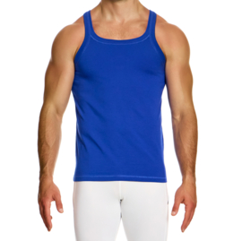 Modus Vivendi klassiek Tanktop/Singlet Blauw