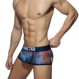 Addicted Tropical Mesh Boxers met Push-Up